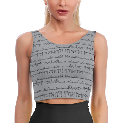 Bikram Pastel - iSquared Crop Top