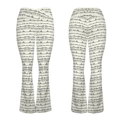 Bikram Series - Cross Waisted Flair Leggings REFINED