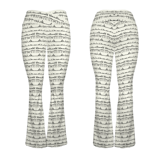 Bikram Series - Cross Waisted Flair Leggings REFINED
