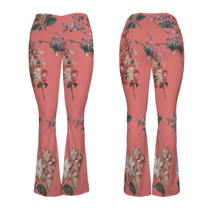 Botanicals - Cross Waisted Flair Leggings