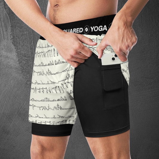 Bikram Series - Compression Yoga Shorts