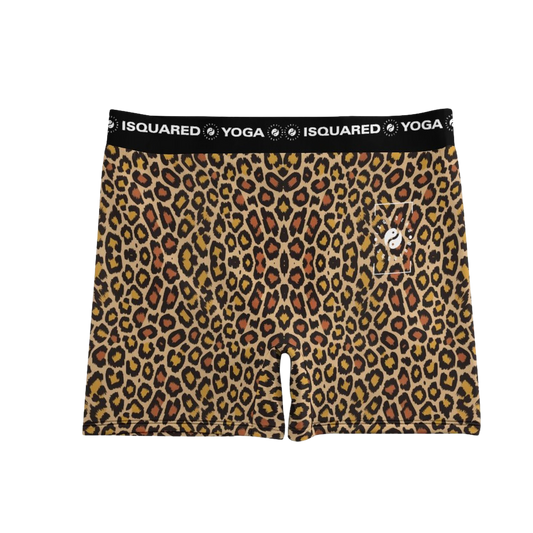 Wild Leopards - iSquared Yoga Shorts