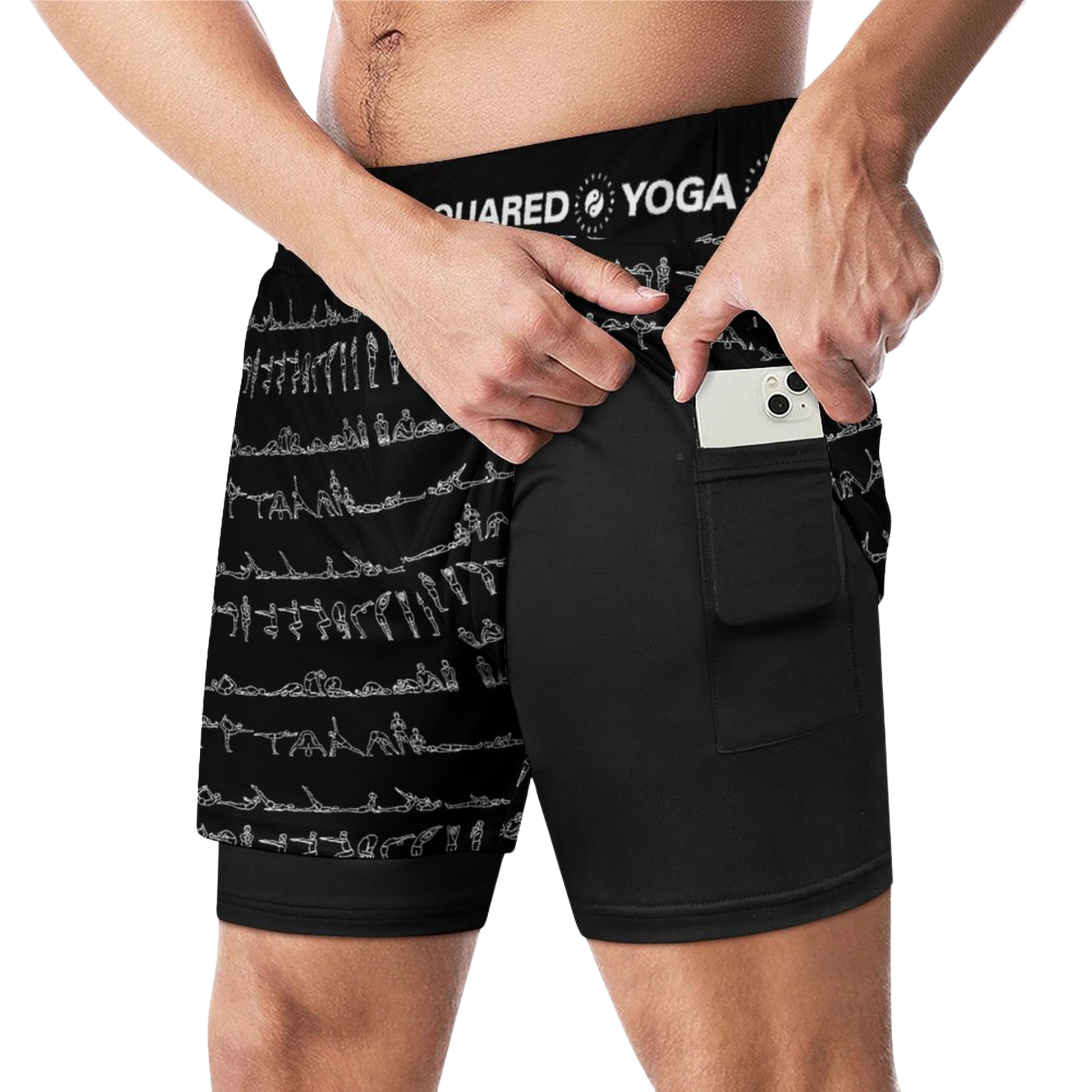 Bikram Ember Compression Yoga Shorts – iSquared Yoga SARL-S