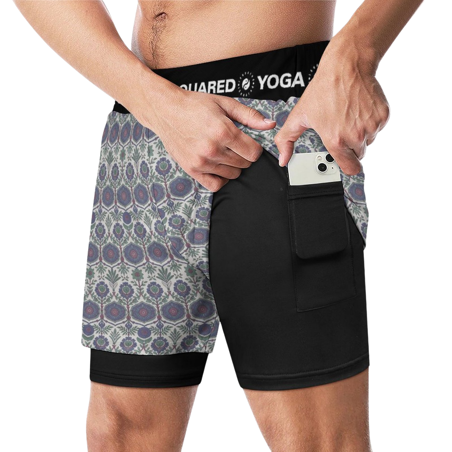 Jaipur Love - Compression Yoga Shorts