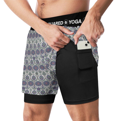 Jaipur Love - Compression Yoga Shorts
