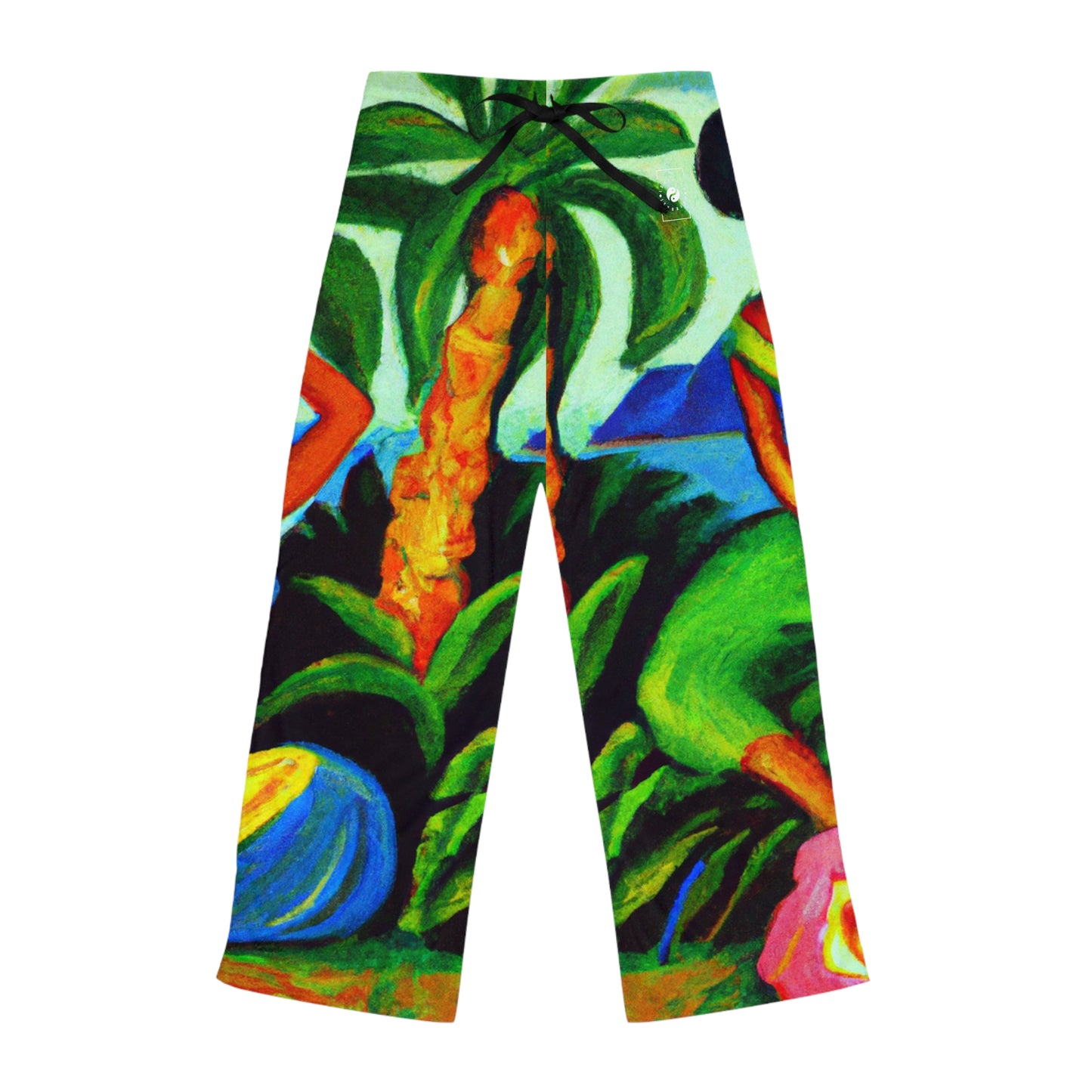 "Tropical Sutra Vivarium" - Pantalon lounge femme