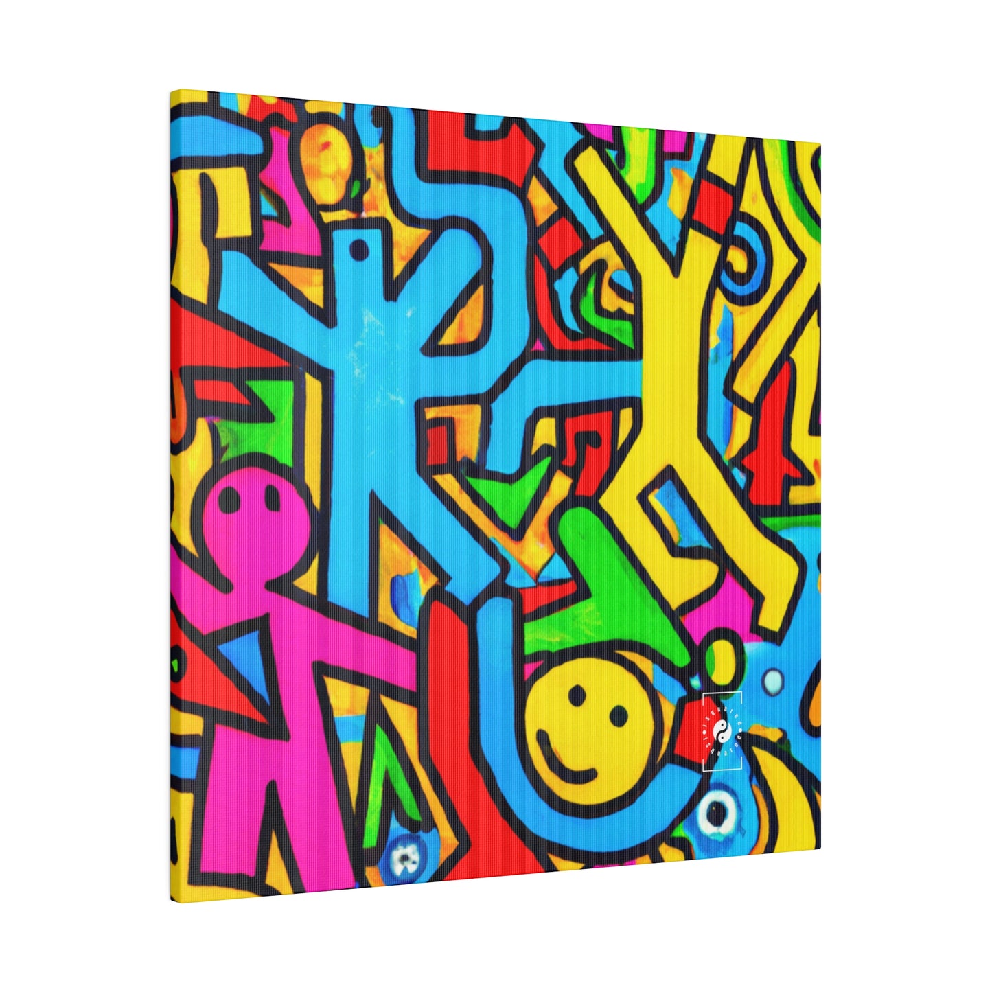 symbols of happiness - Art Print Canvas