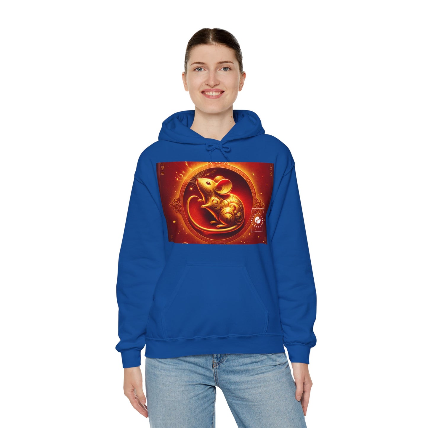 "Golden Emissary: A Lunar New Year's Tribute" - Hoodie