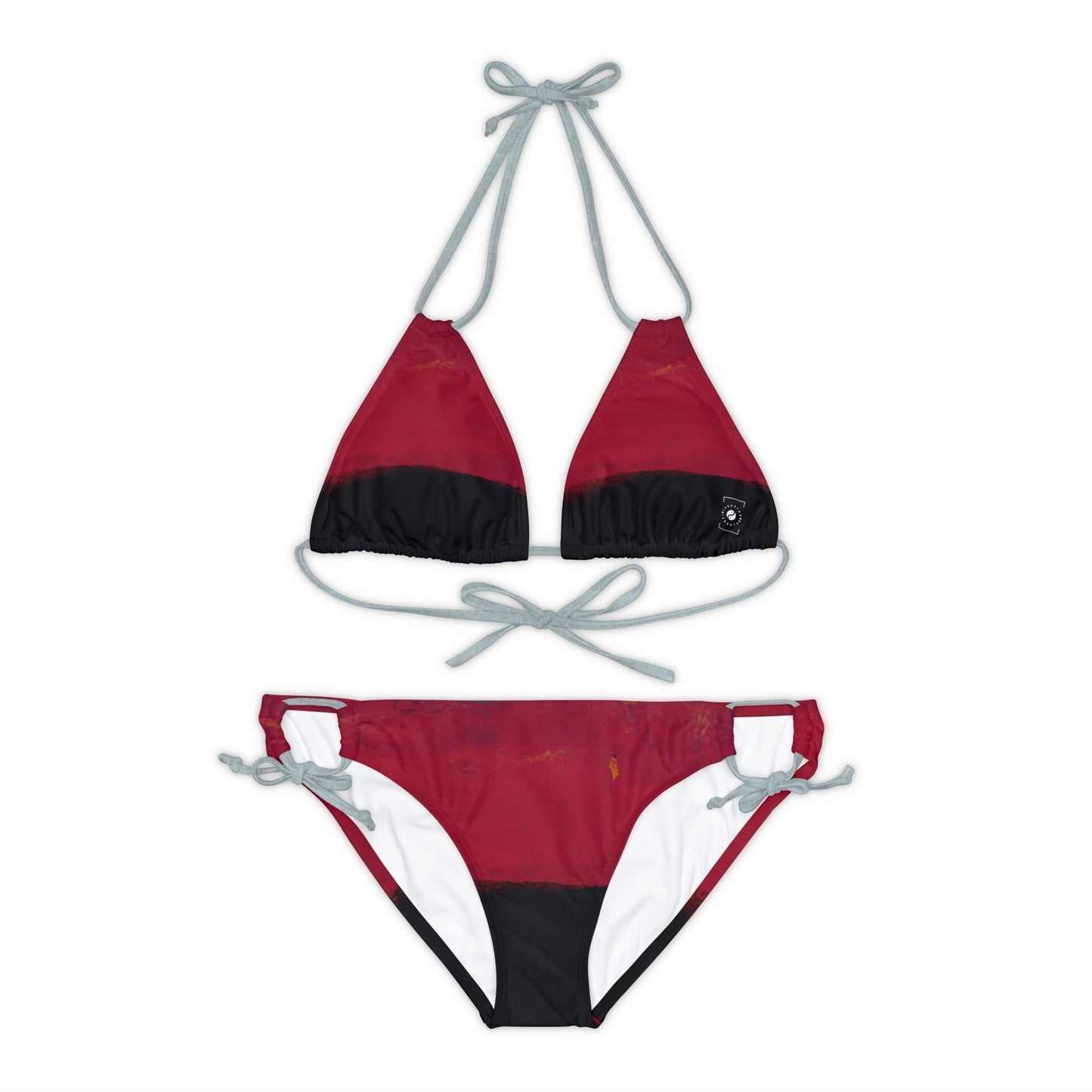 Nocturnal Vermillion - Lace-up Bikini Set