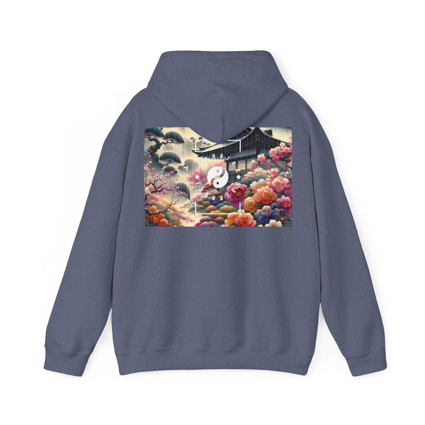 "Rain-drenched Sakura Spectrum" - Hoodie