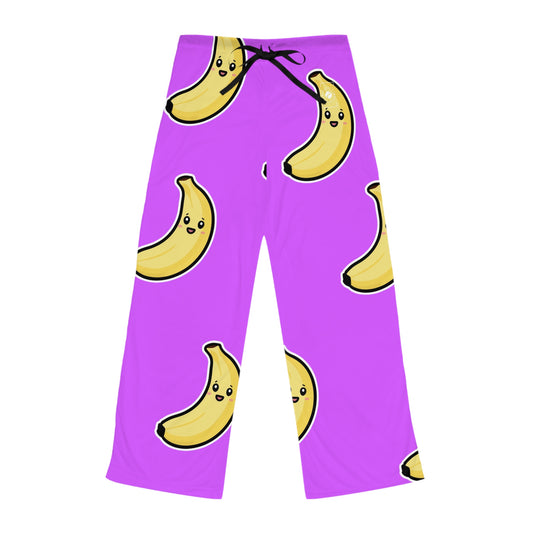 #D65BFF Purple + Banana - Women lounge pants