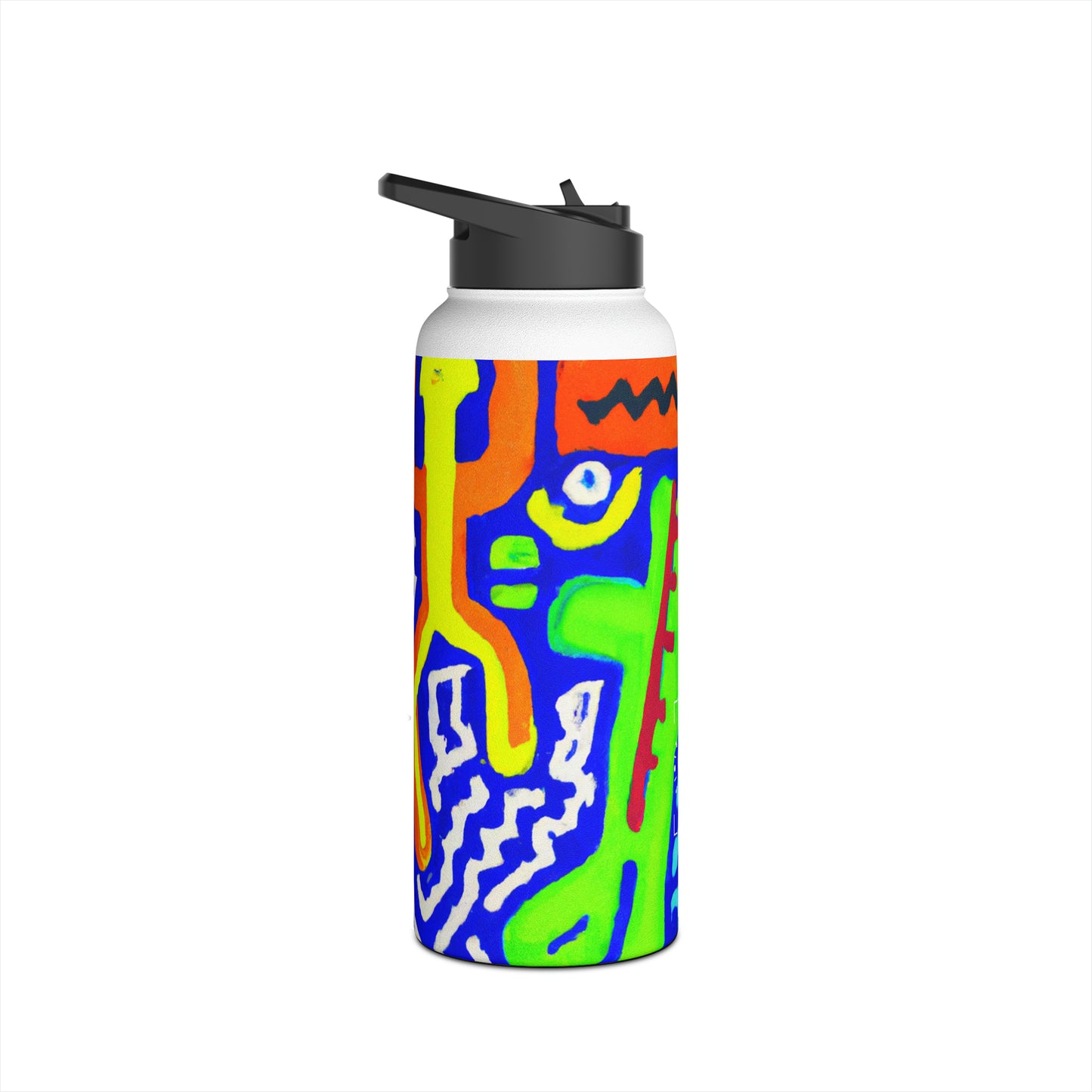 "Chroma Glyphe Symphony" - Water Bottle