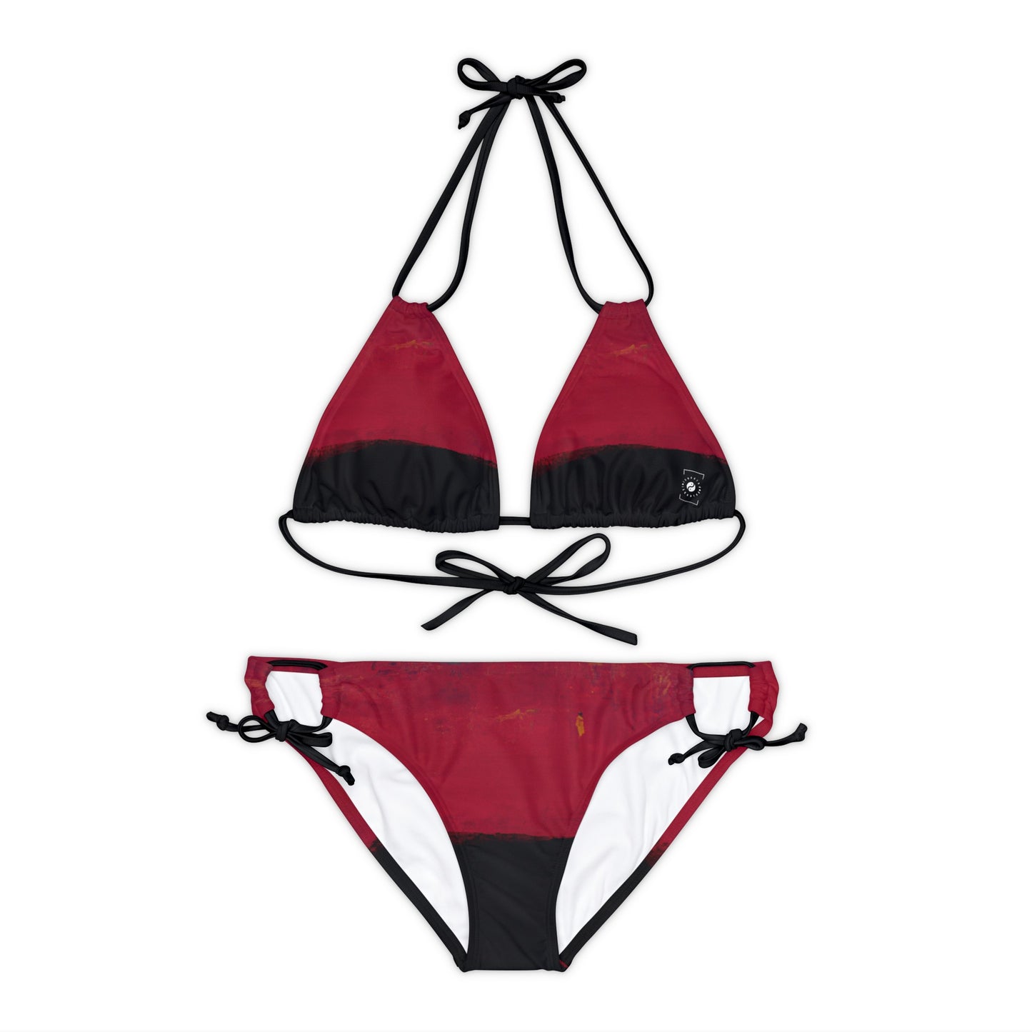 Nocturnal Vermillion - Ensemble bikini à lacets