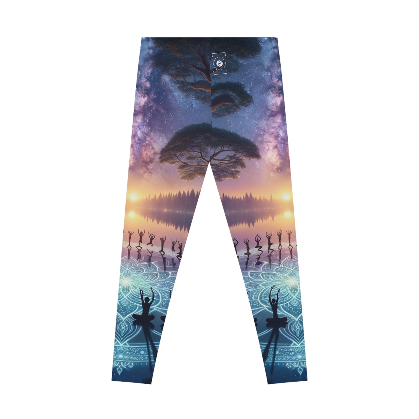 "Celestial Serenity: Mandala's Reflection" - Unisex Tights