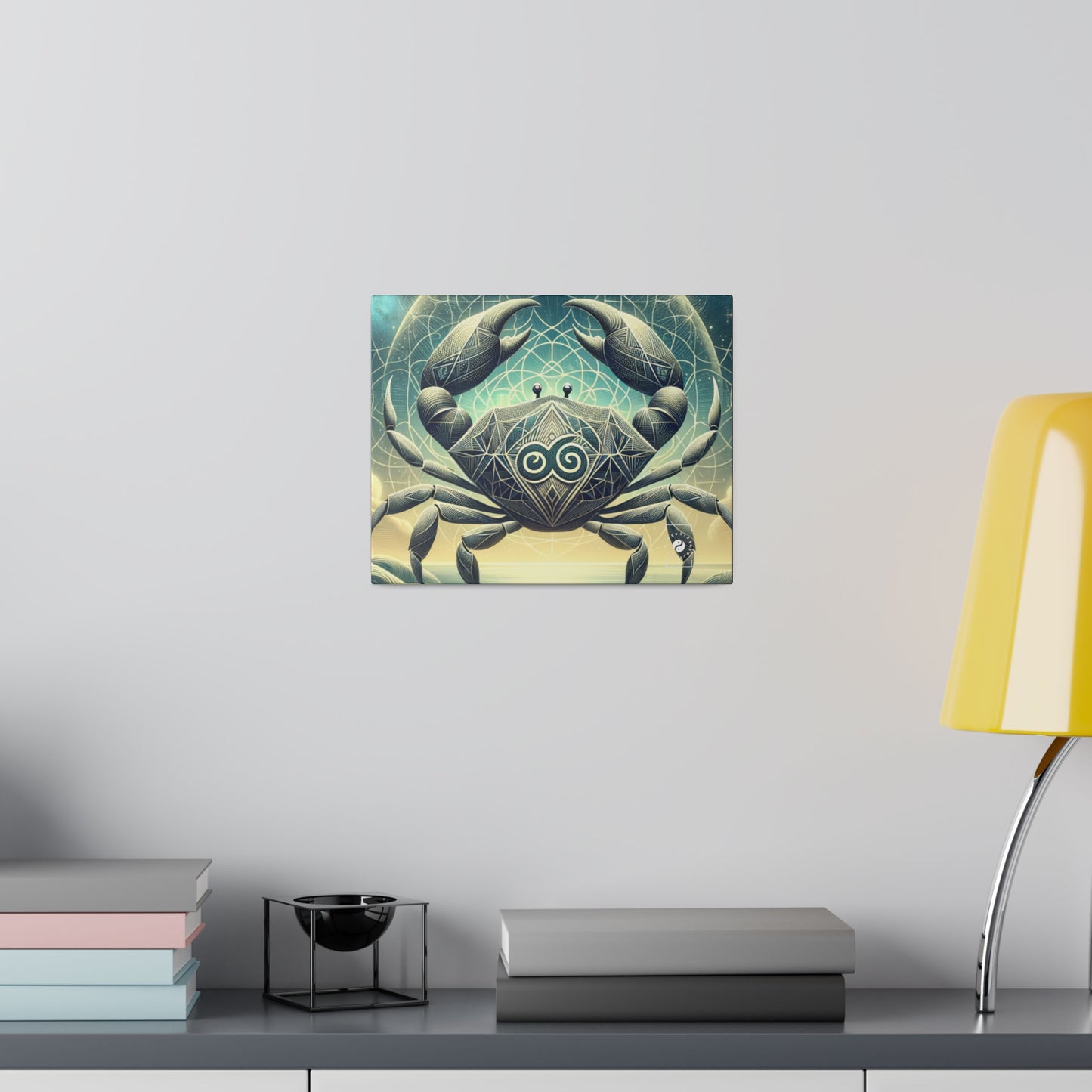 Crab Constellation Yoga - Art Print Canvas