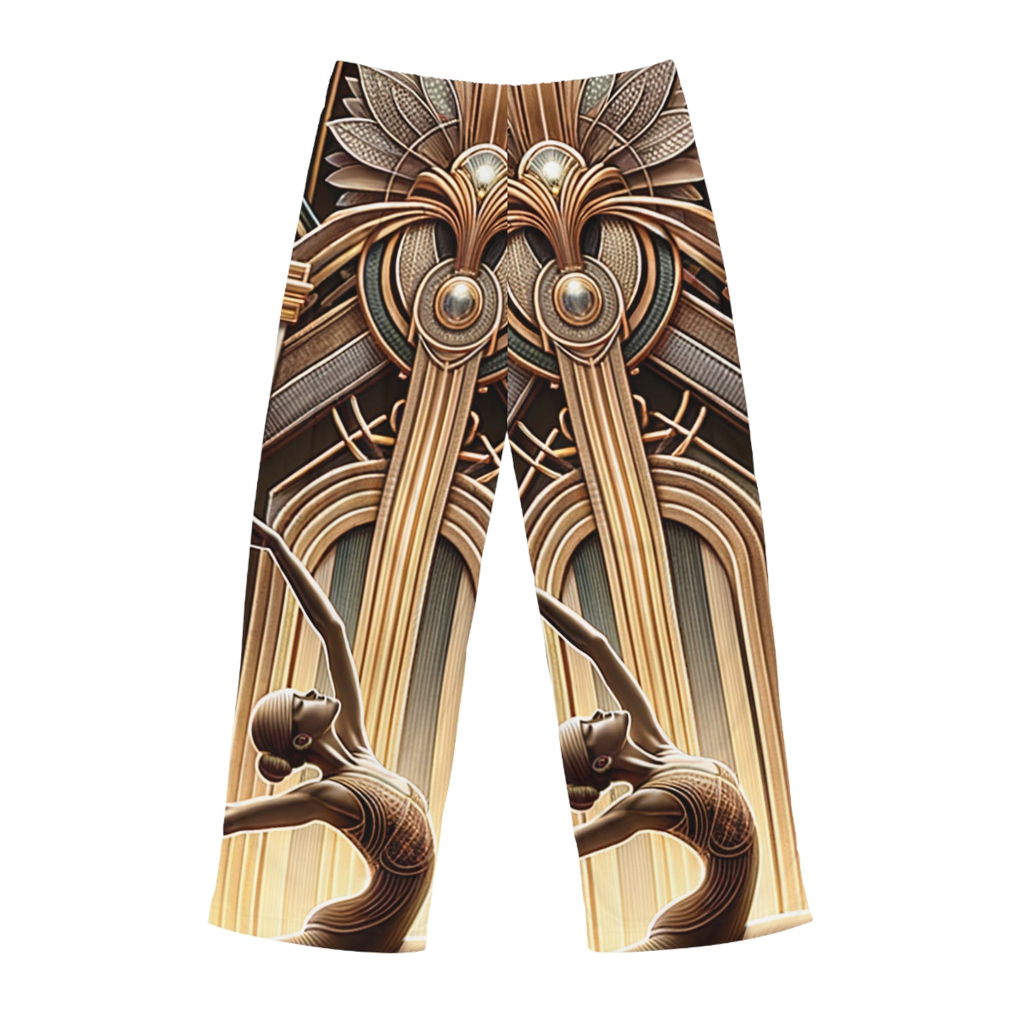 Deco Serenity: A Fusion of Opulence and Zen - men's Lounge Pants