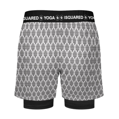 Jaipur Love - Compression Yoga Shorts
