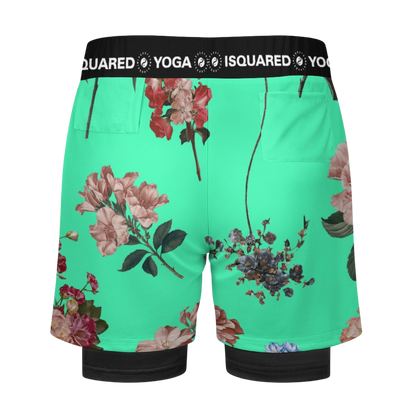 Botanicals - Comrpession Yoga Shorts