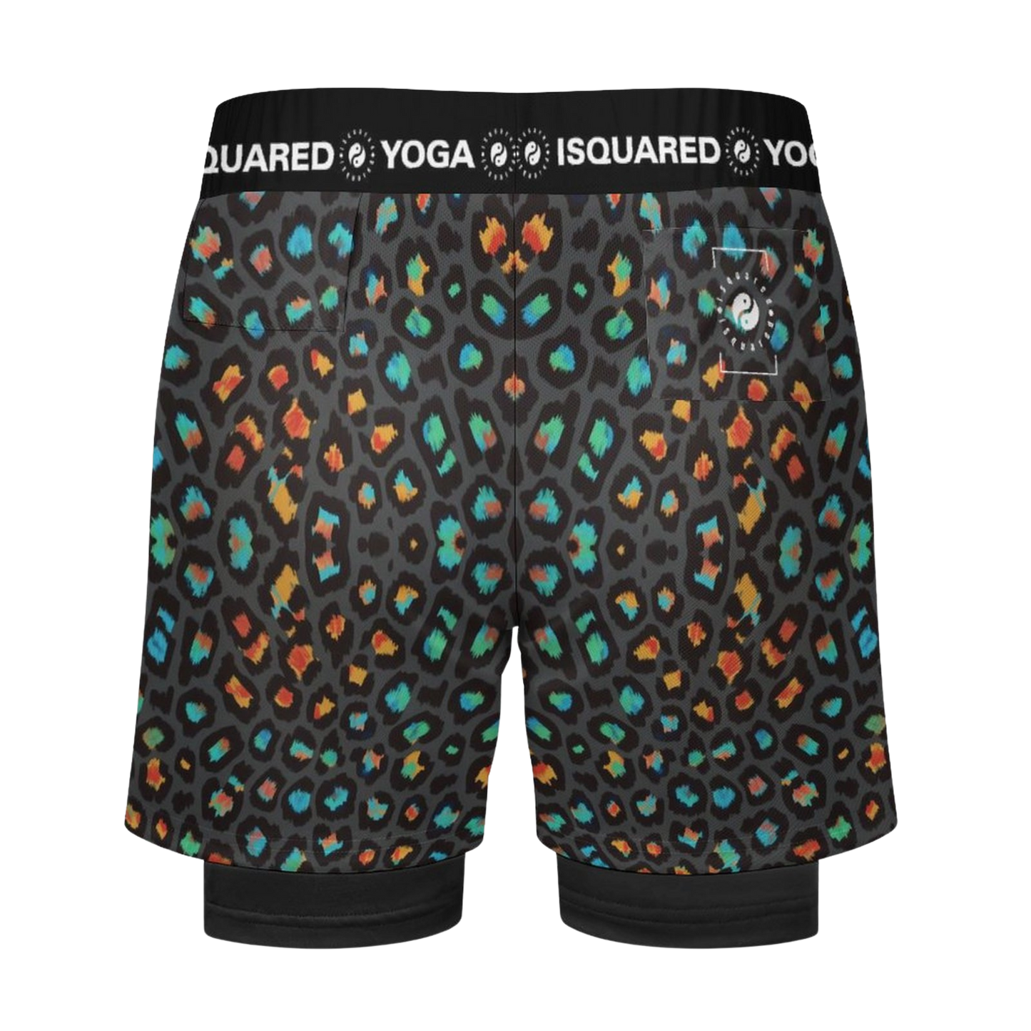 Wild Leopards - Compression Yoga Shorts