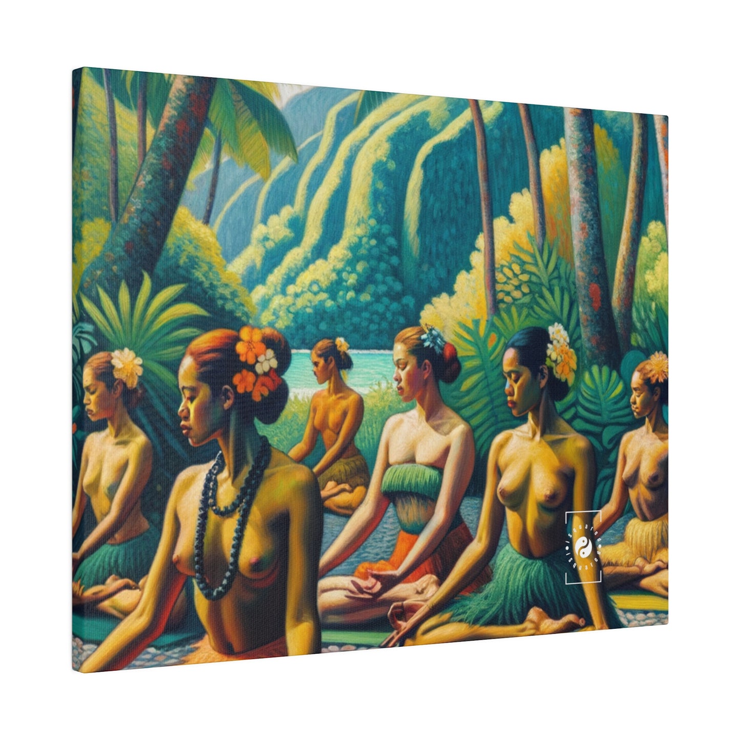 Tahitian Tranquility - Art Print Canvas