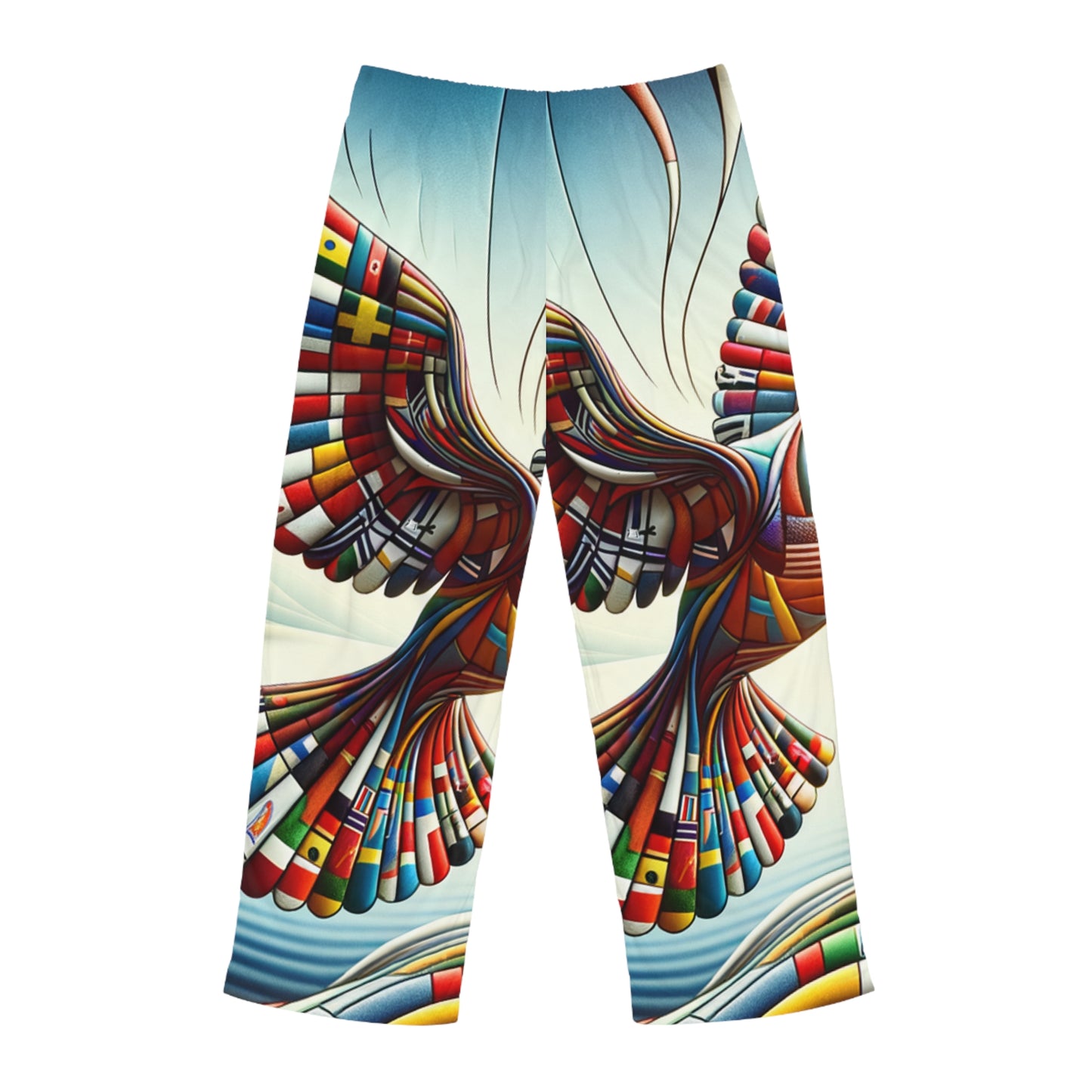 "Global Tapestry of Tranquility" - Pantalon de détente pour hommes