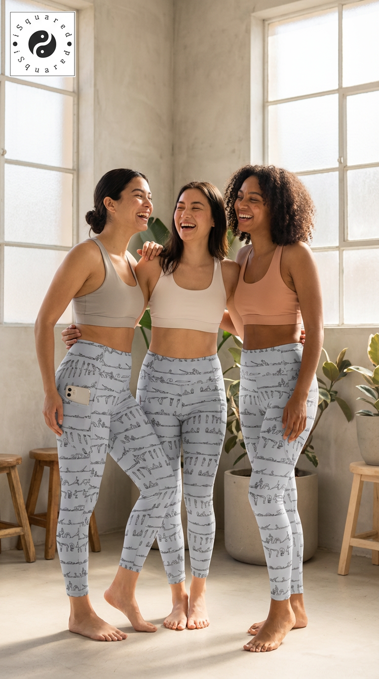 Bikram Pastel - iSquared Pocket Leggings