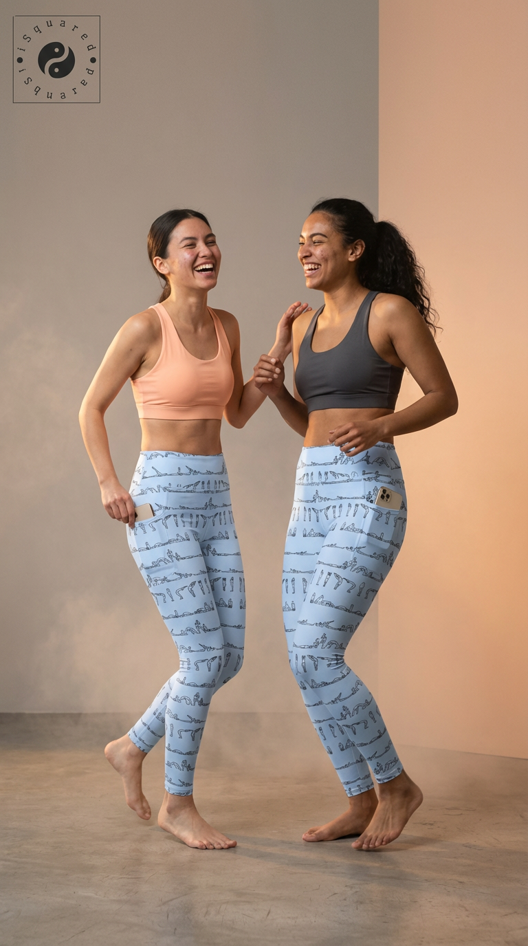 Bikram Pastel - iSquared Pocket Leggings