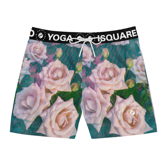 Cosmic Roses - Swim Shorts (Mid-Length) for Men