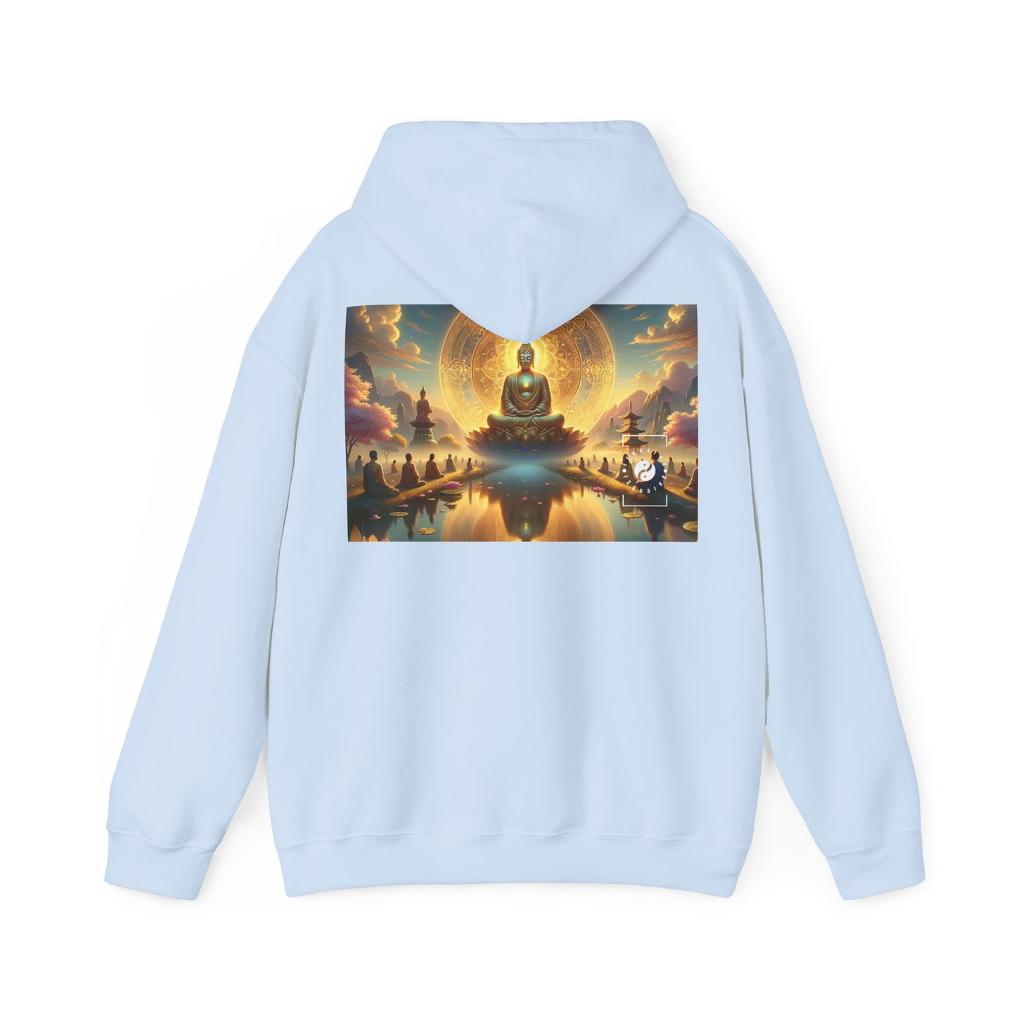 "Serenity in Transience: Illuminations of the Heart Sutra" - Hoodie