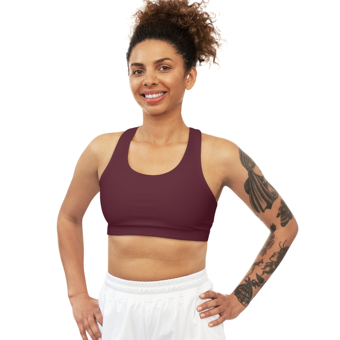 #60182D Deep Siena - Seamless Sports Bra