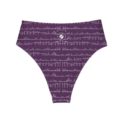 Bikram Ember - High Waisted Bikini Bottom