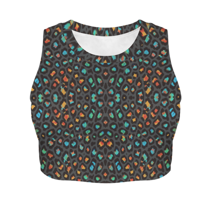 Wild Leopards - iSquared Crop Top