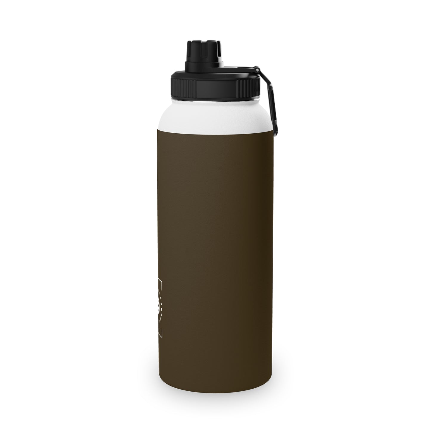 Earthy Brown - Sports Water Bottle