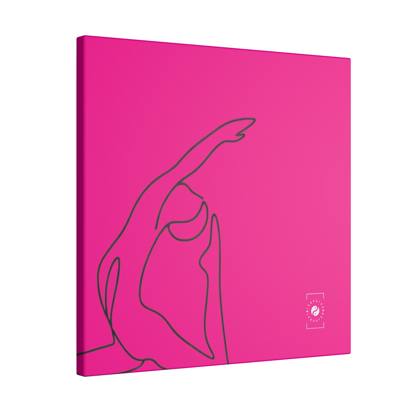 Line Art Pigeon Pose - Art Print Canvas