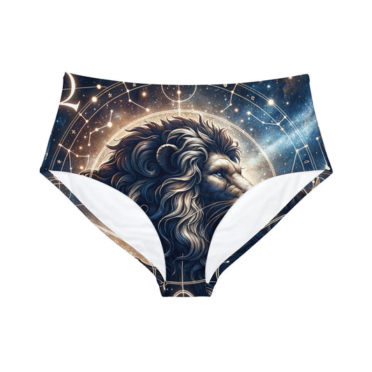 Celestial Leo Roar - High Waisted Bikini Bottom