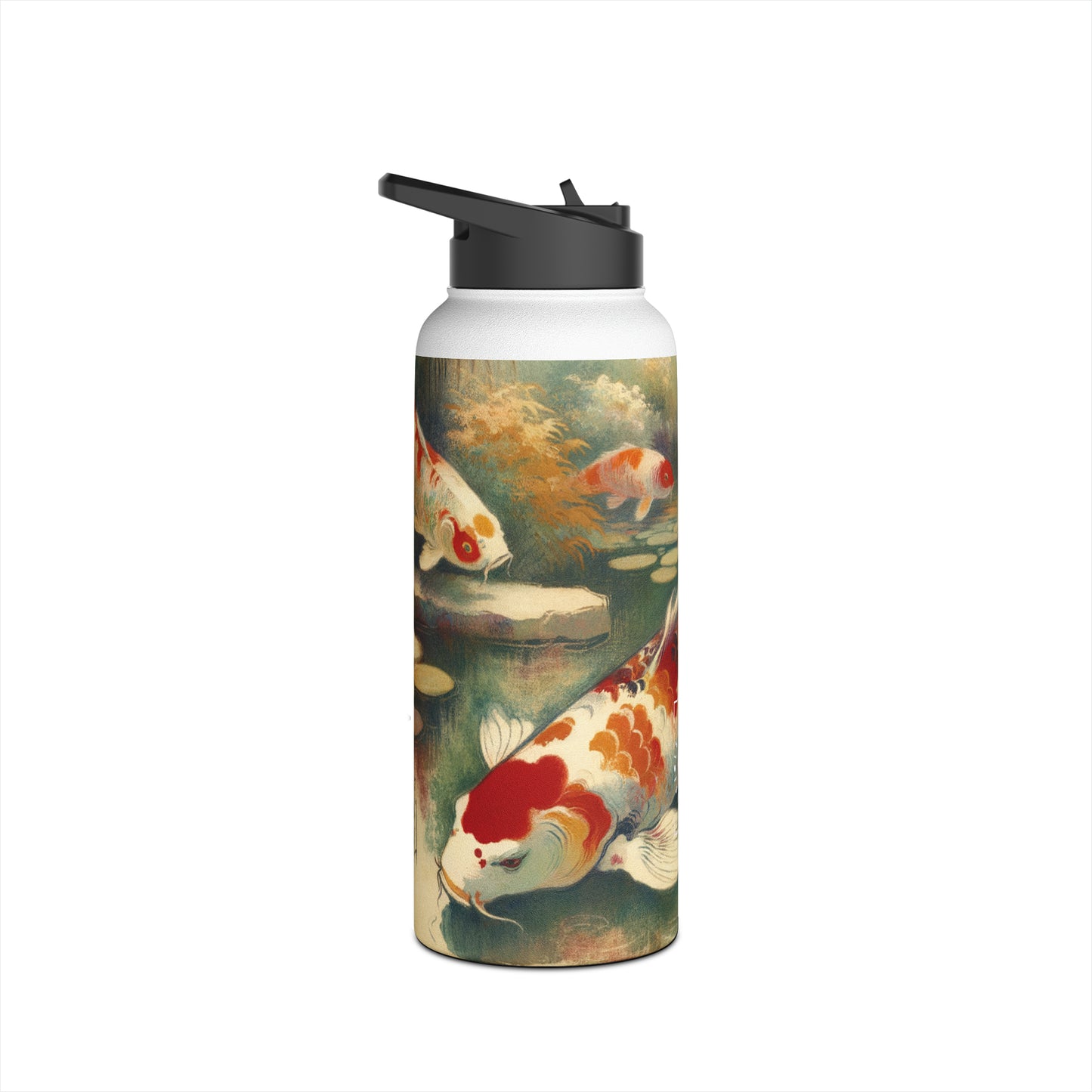 Koi Lily Pond - Water Bottle