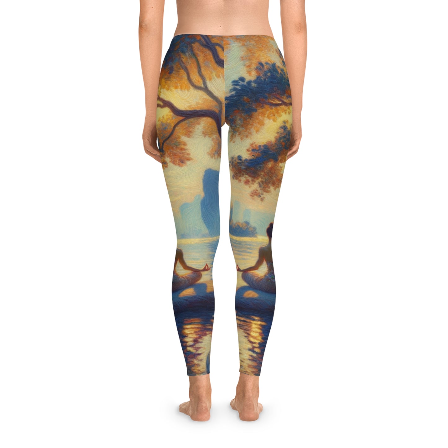 "Zen Blossom Alignment" - Unisex Tights