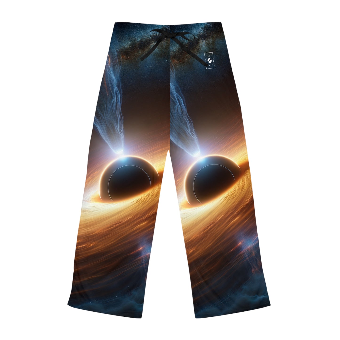 "Discs of Illumination: Black Hole Reverie" - Women lounge pants