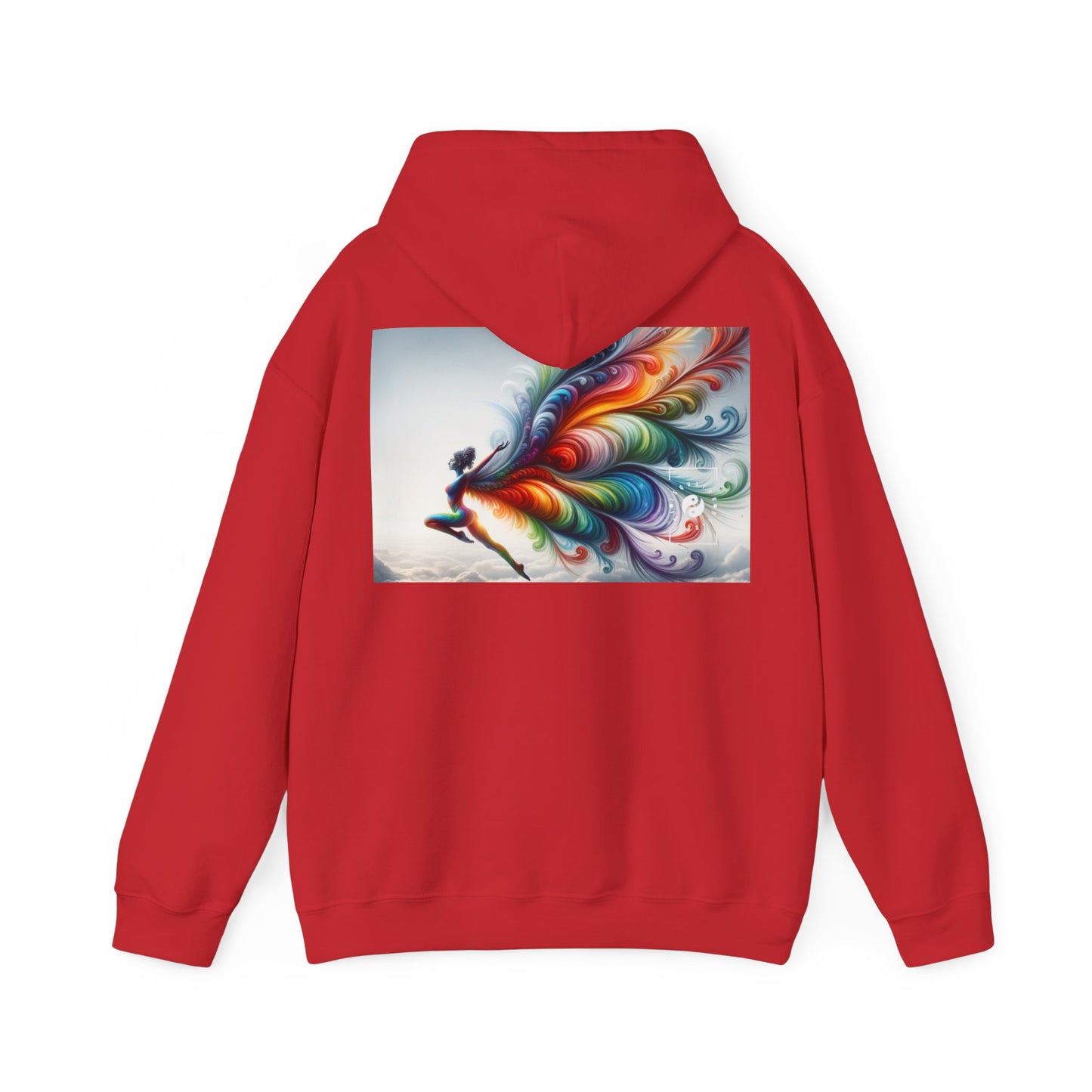 "Yogini's Rainbow Flight" - Hoodie