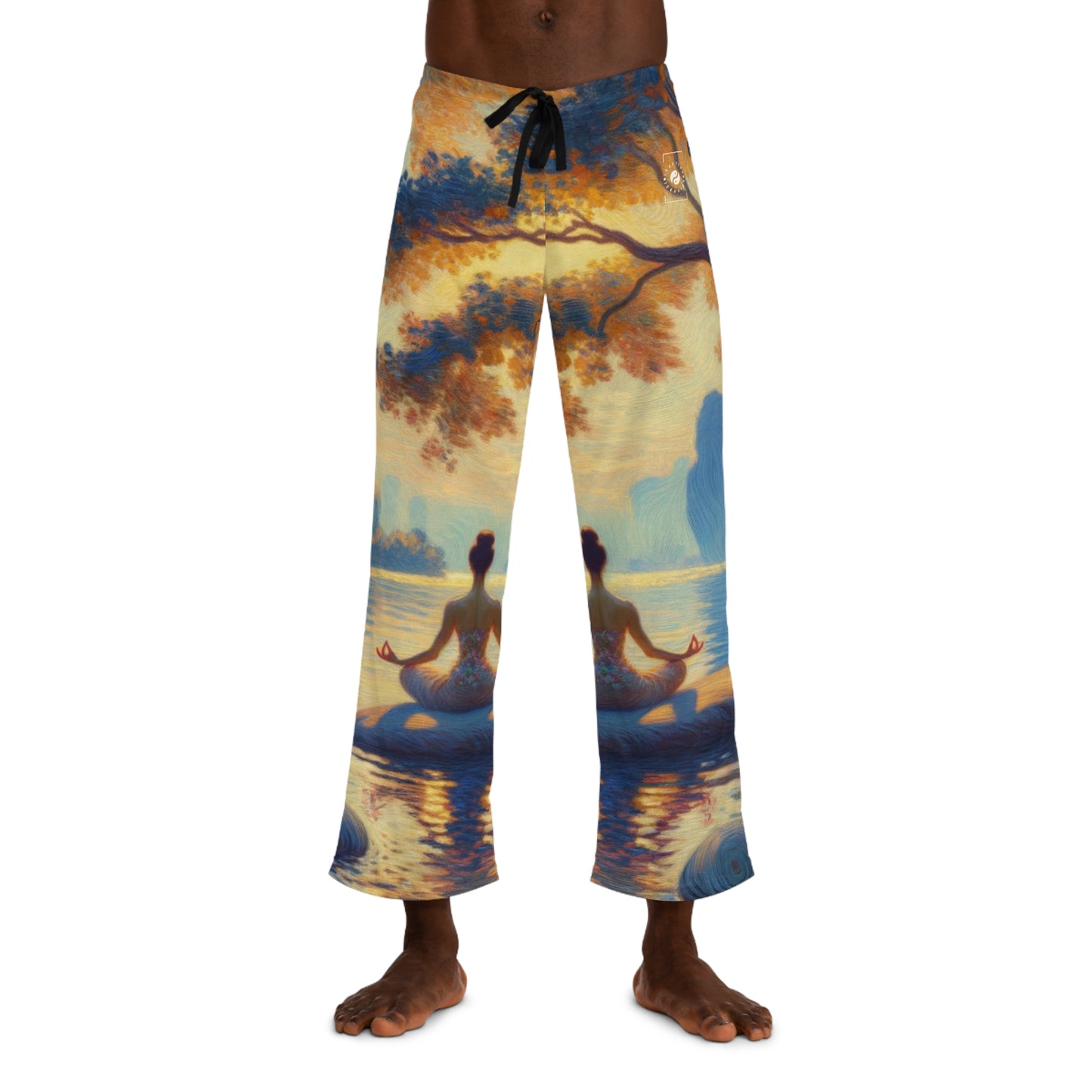 "Zen Blossom Alignment" - men's Lounge Pants