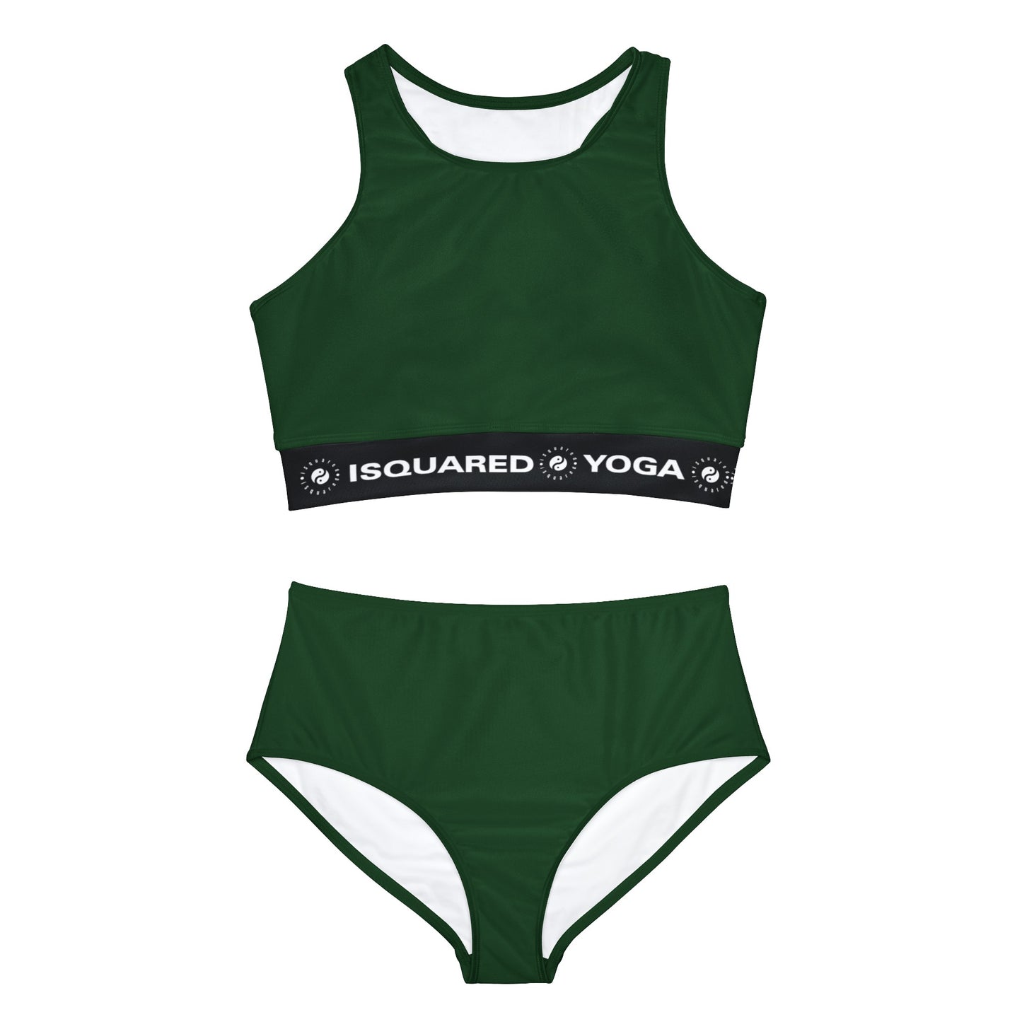 #153B1C Forest Green - Hot Yoga Bikini Set