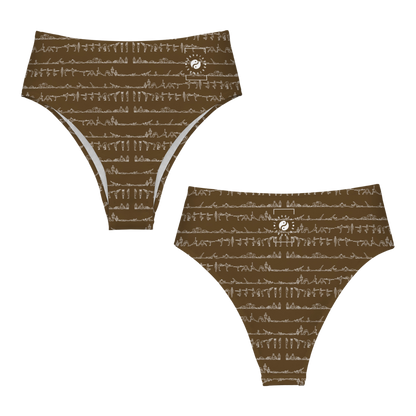 Bikram Ember - High Waisted Bikini Bottom