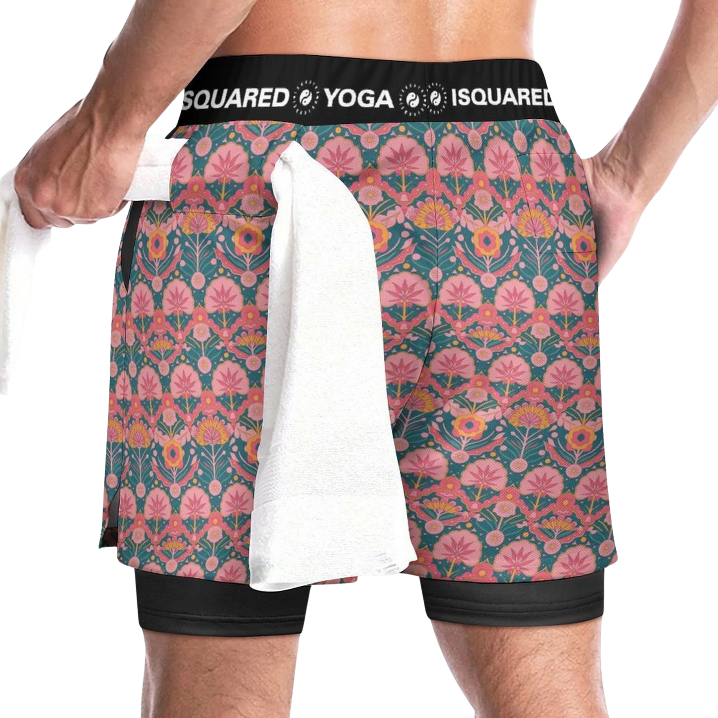 Jaipur Love - Compression Yoga Shorts