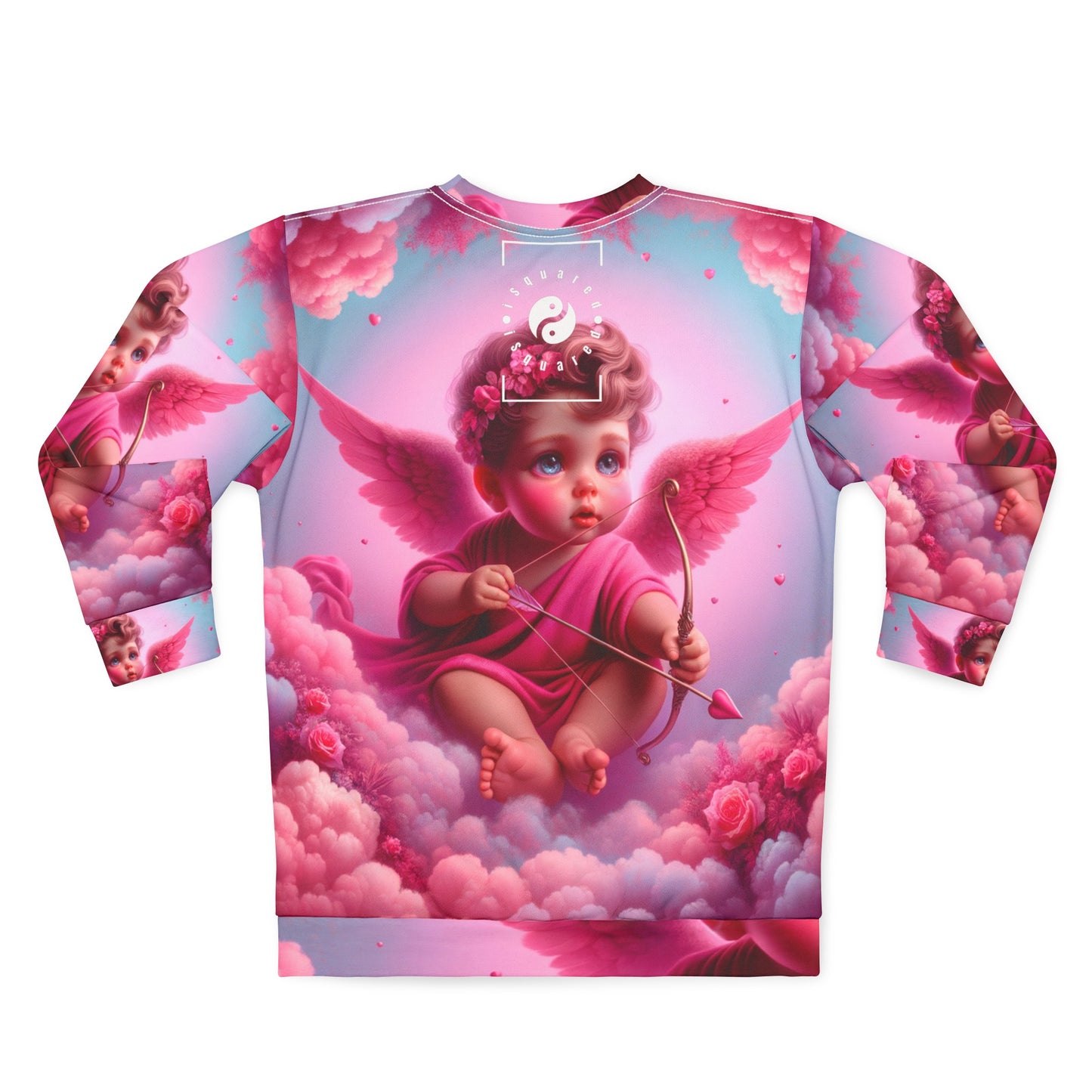 "Bold Blush: A Cupid's Love Affair" - Unisex Sweatshirt