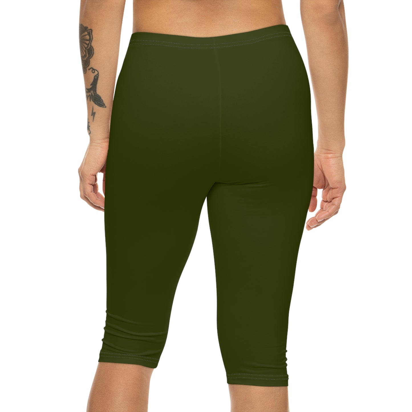 Camo Green - Capri Shorts