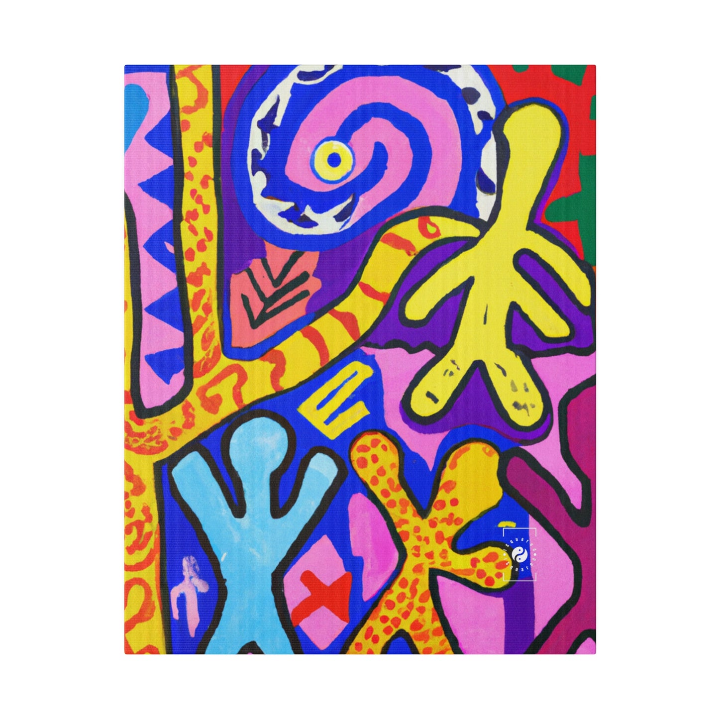 "Symbolic Jamboree" - Art Print Canvas