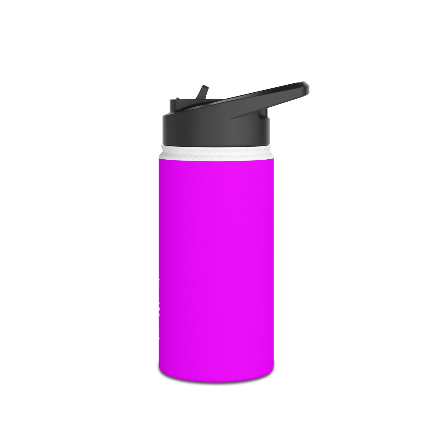 #f000ff Neon Purple - Water Bottle