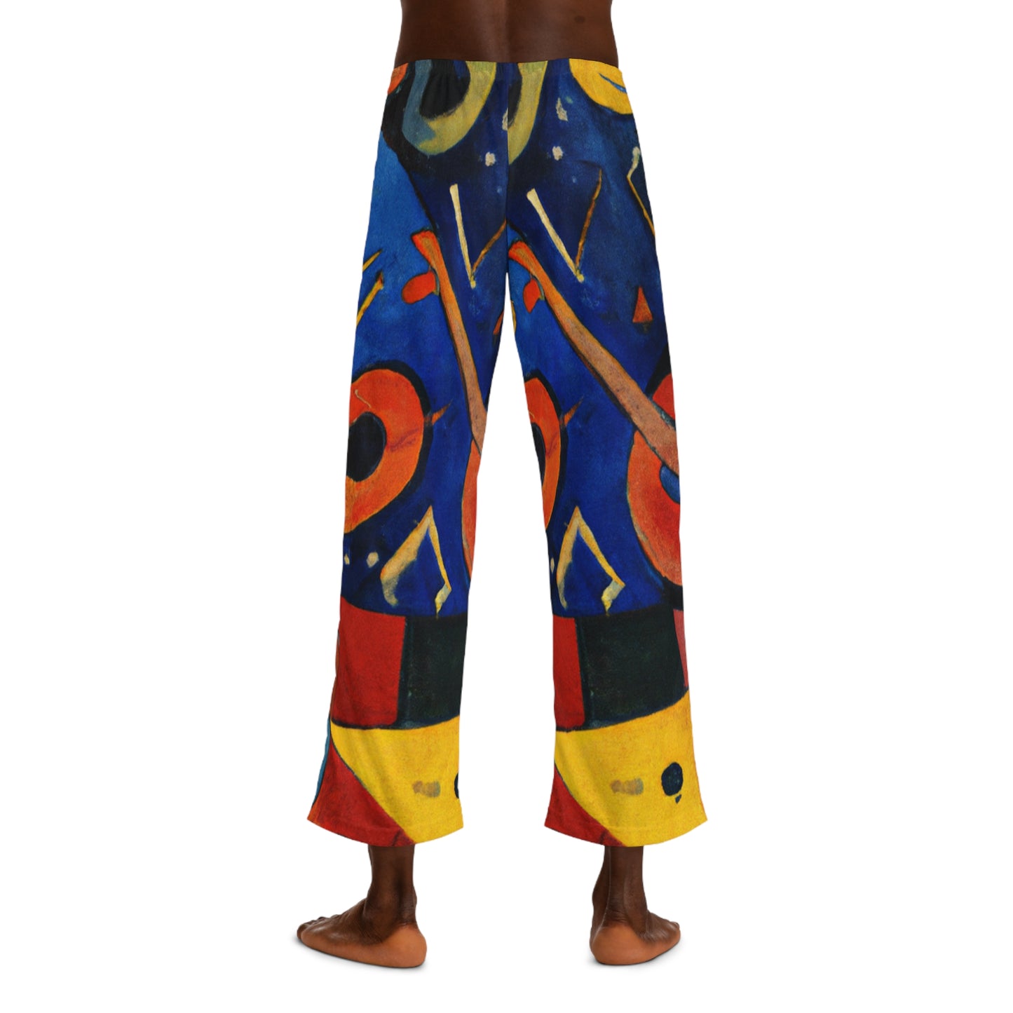 Melodic Abstractions: A Kandinskian Orchestra - men's Lounge Pants