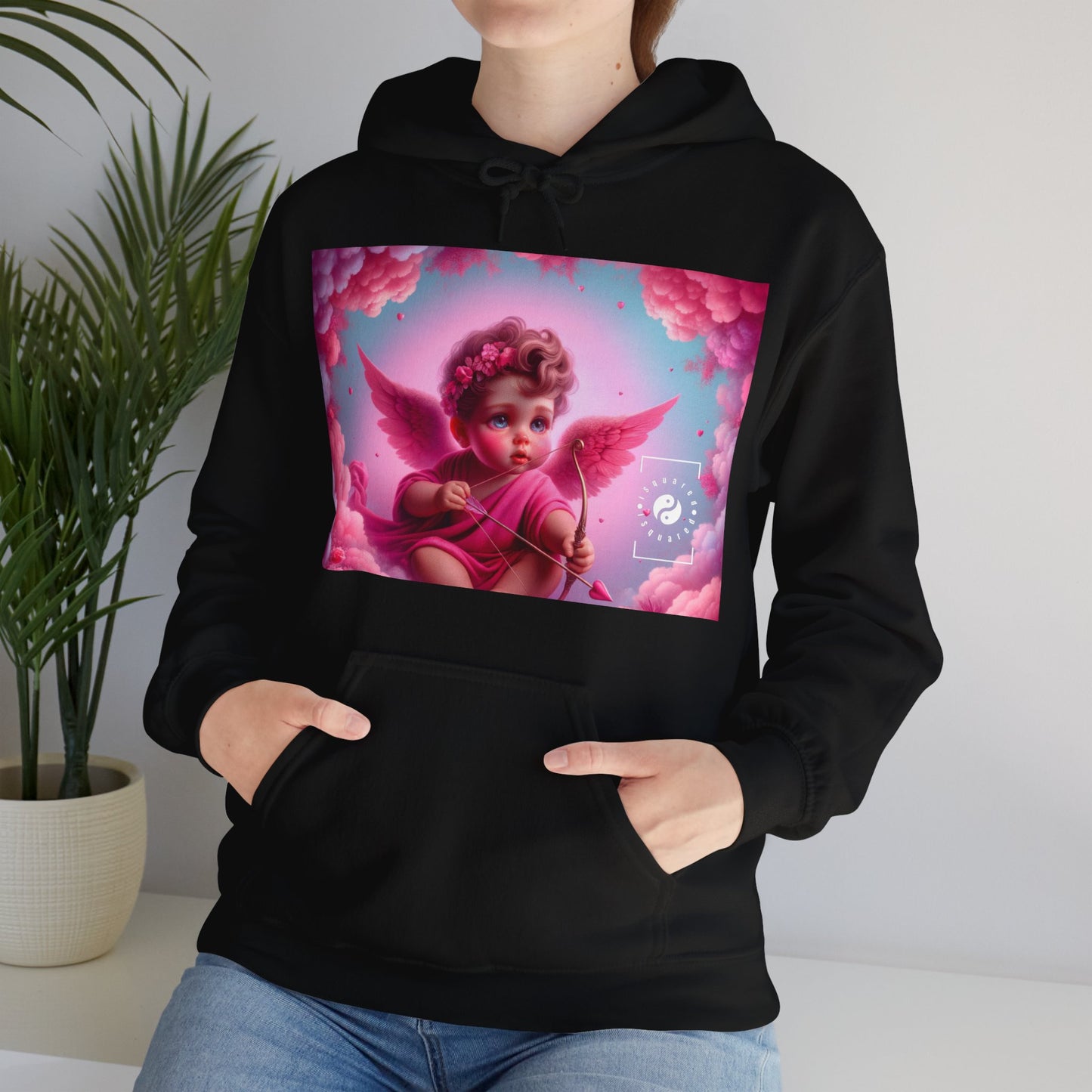 "Bold Blush: A Cupid's Love Affair" - Hoodie