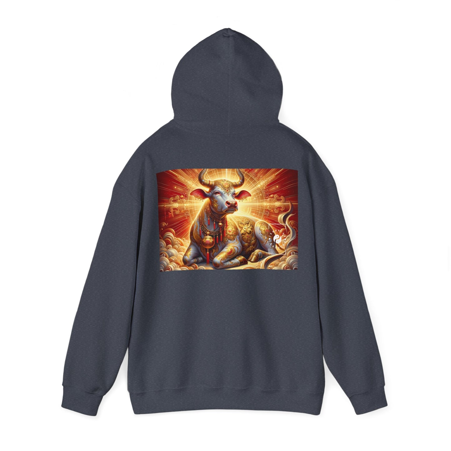 "Golden Euphoria: A Dance of the Divine Bovine" - Hoodie